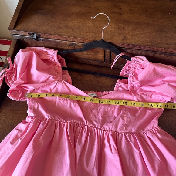 English Factory MSRP $80 Pink Puff Sleeve Blouse - Picture 3 of 6